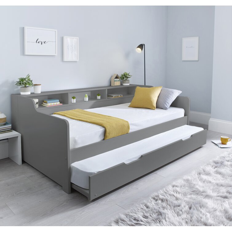 Wooden single 2024 day bed